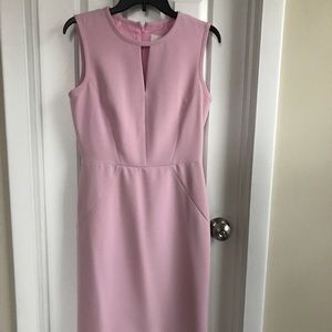 NEW J Crew Pink fitted sheath dress career sz 4